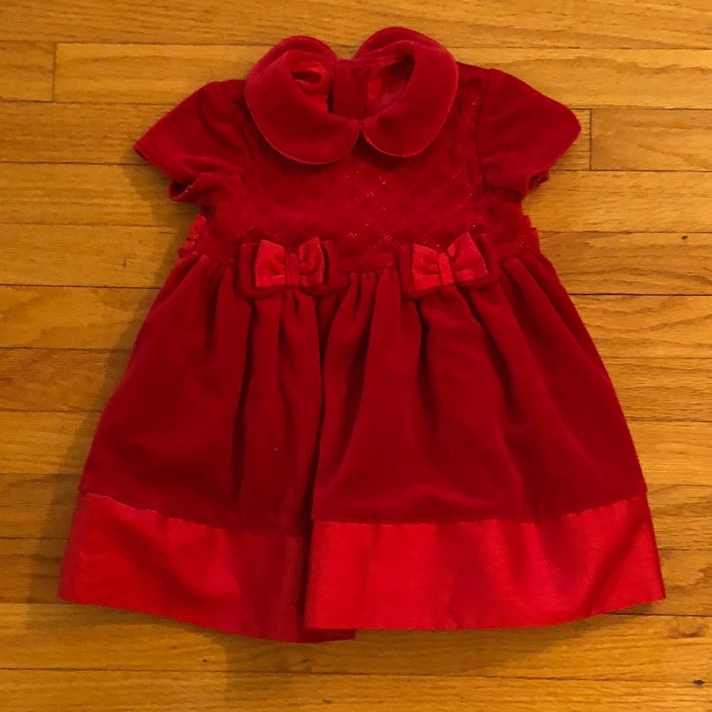 Baby red dress